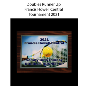 Doubles Runner Up Trophy